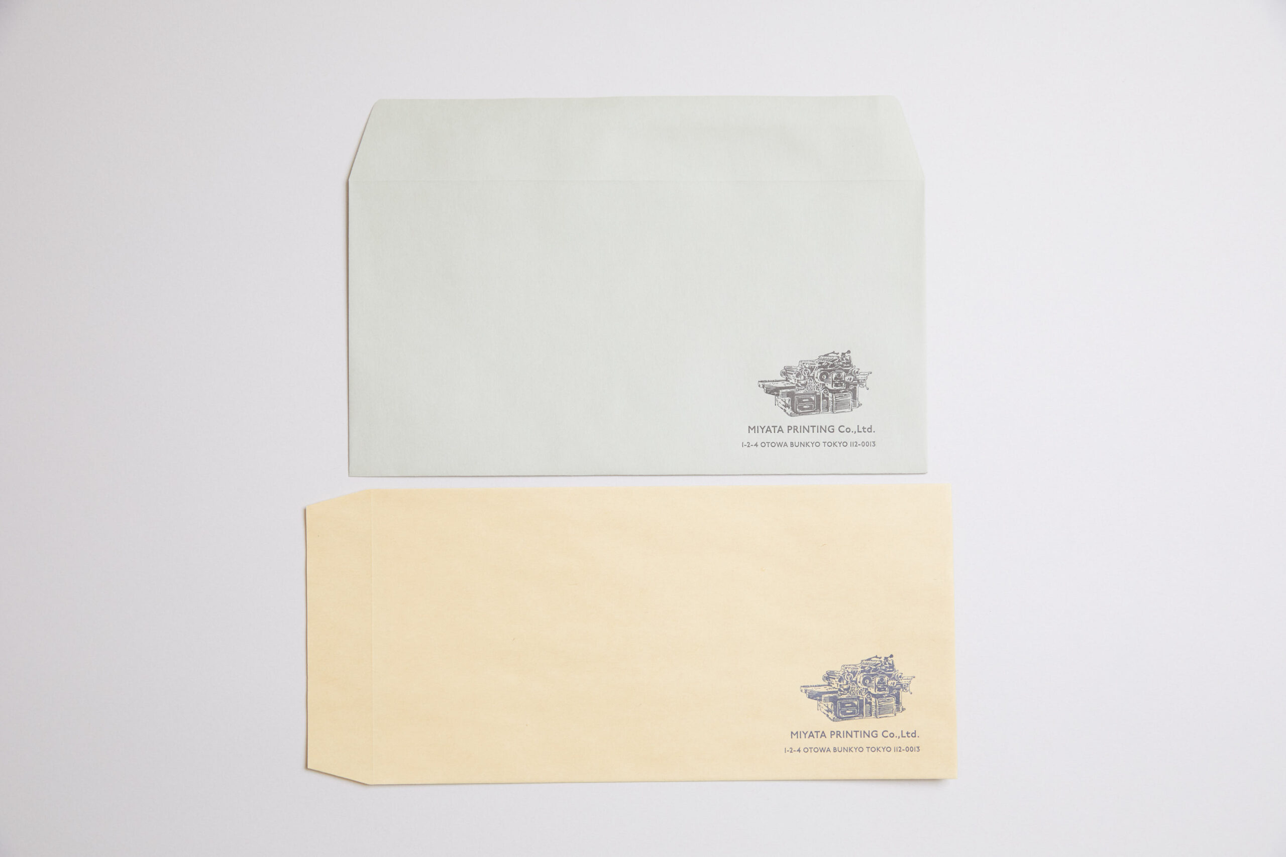 既製封筒の印刷