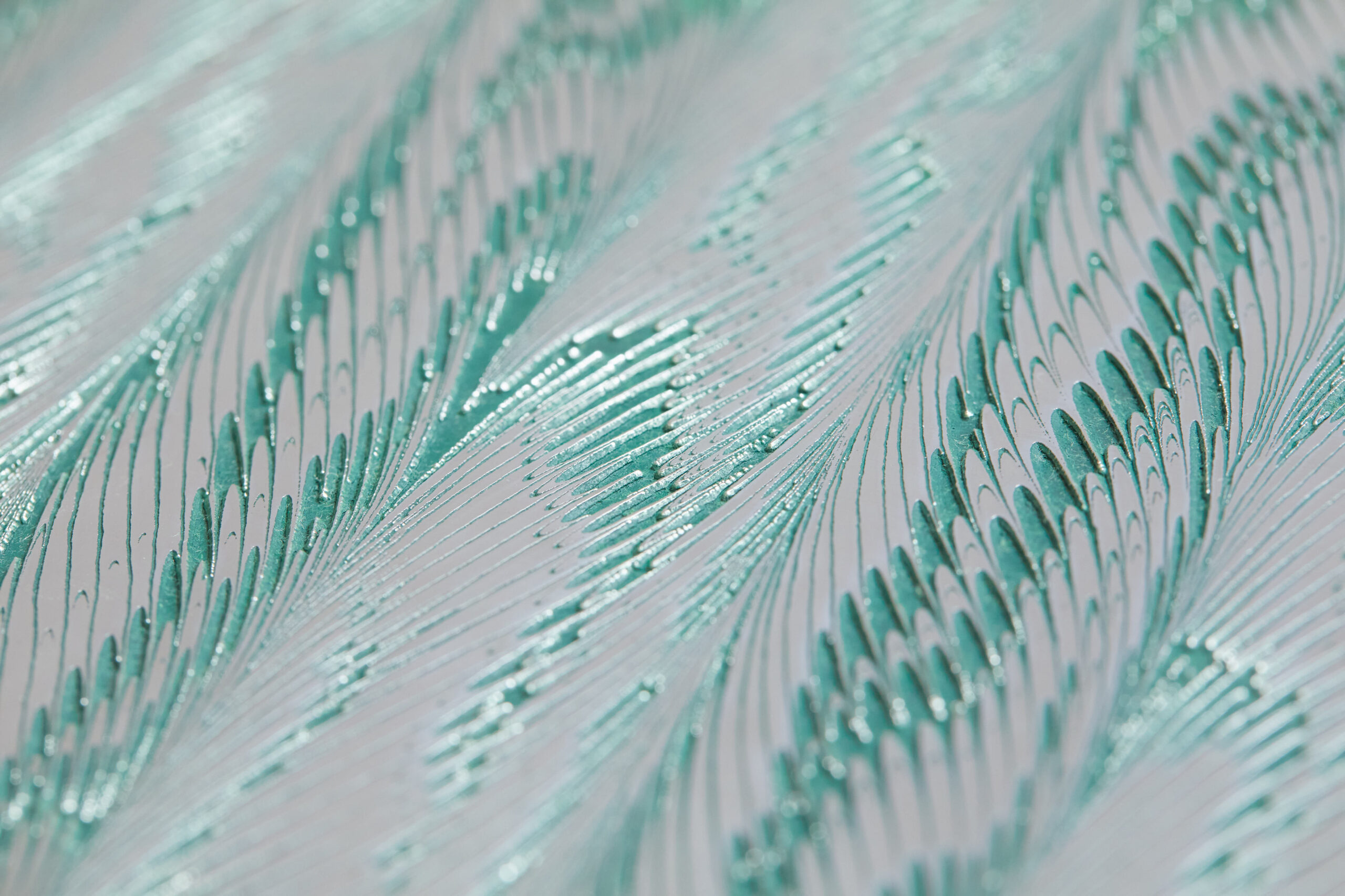 マーブル模様の見返しの印刷